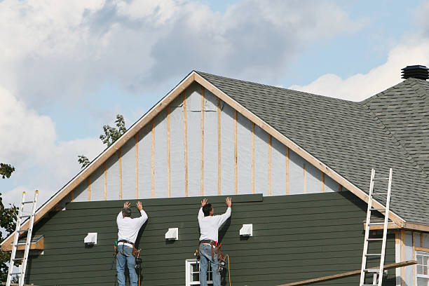 Professional Siding Contractor technician working in Stem, NC